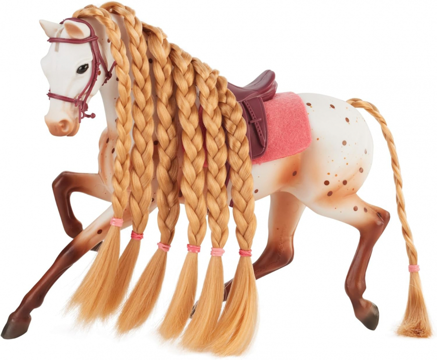 Breyer English Rider and Unicorn Twila and Appaloosa doll