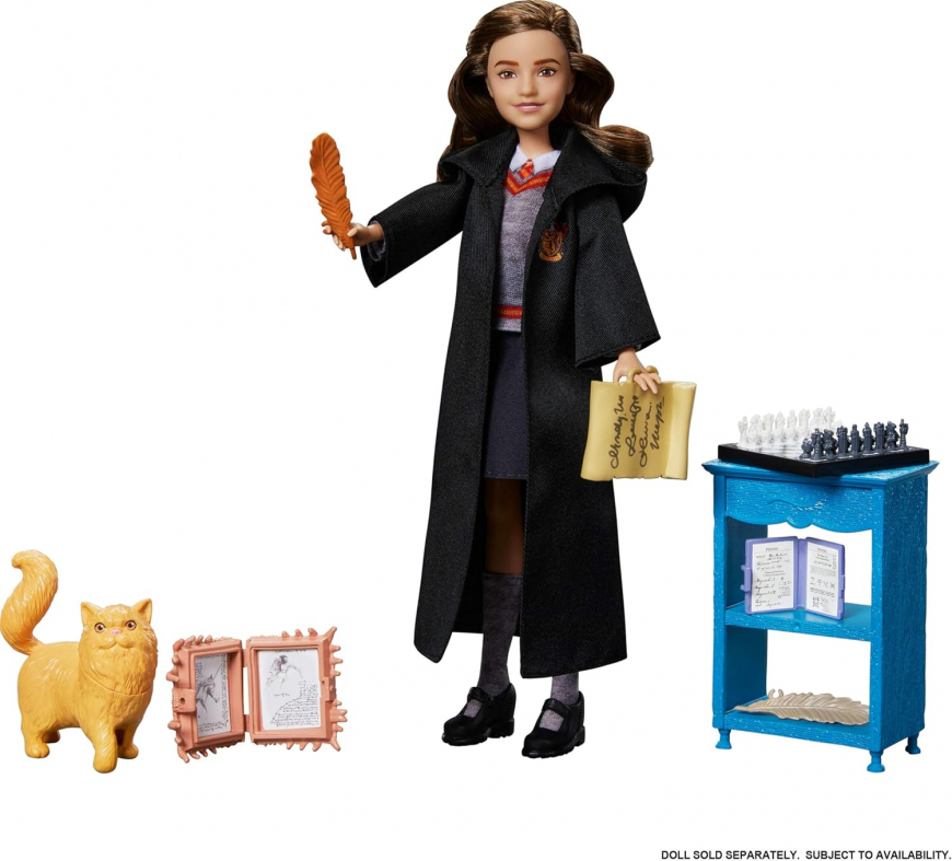 Mattel Diagon Alley Collectible Shops Scribbulus doll set