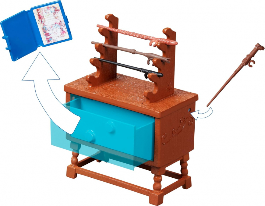 Mattel Harry Potter Diagon Alley Collectible Shops Ollivanders Wand Shop doll playset