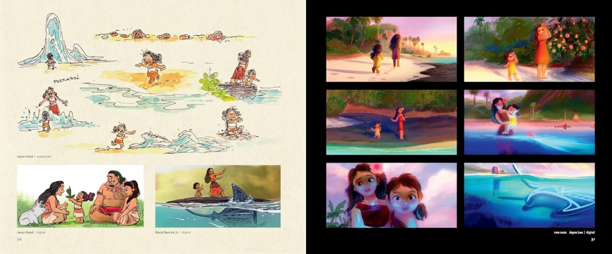 Disney The Art of Moana 2 art book