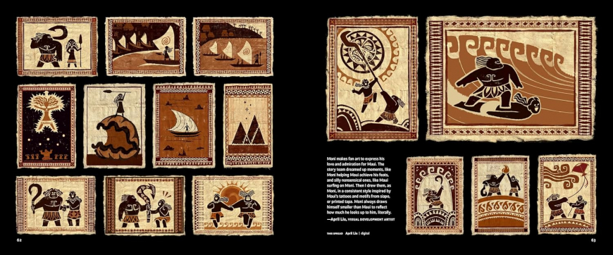 Disney The Art of Moana 2 art book