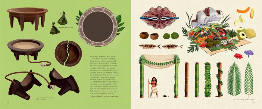 Disney The Art of Moana 2 art book