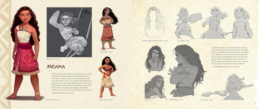 Disney The Art of Moana 2 art book