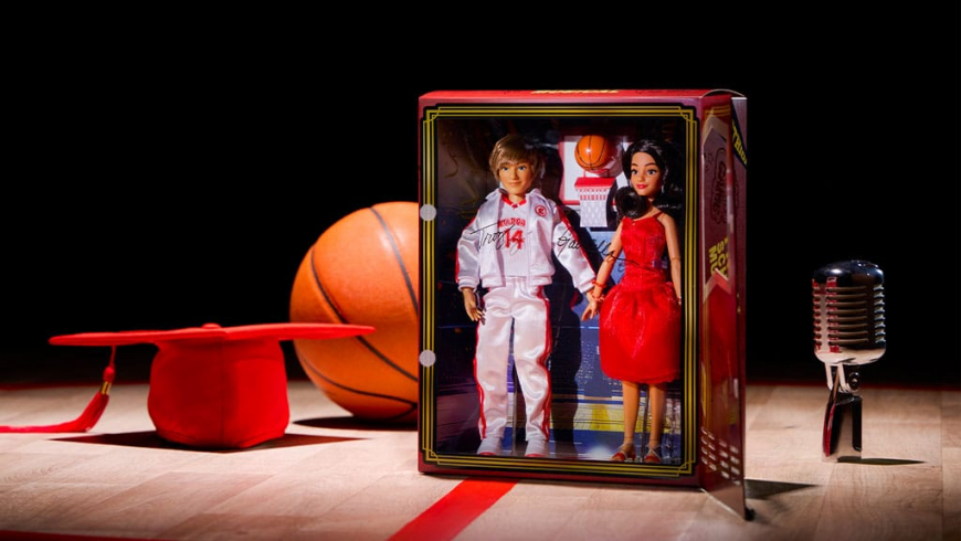Disney Store High School Musical 20th anniversary Troy Bolton and Gabriella Montez 2 pack limited edition dolls