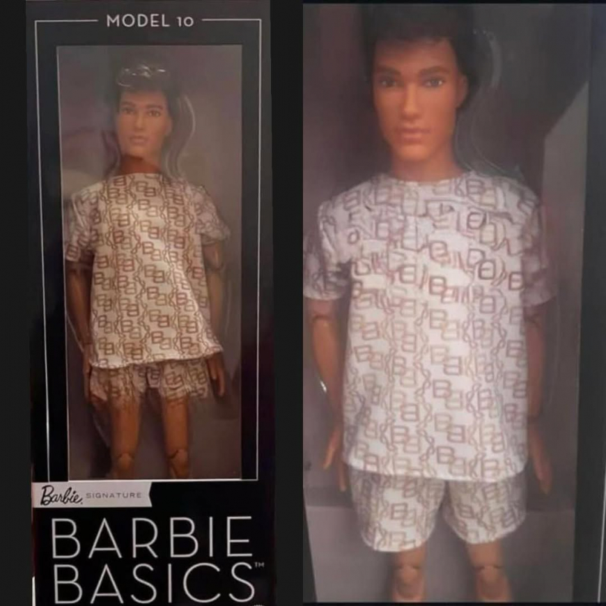 Barbie Basics Neutral 2026 Ken doll #10 slim body in real life