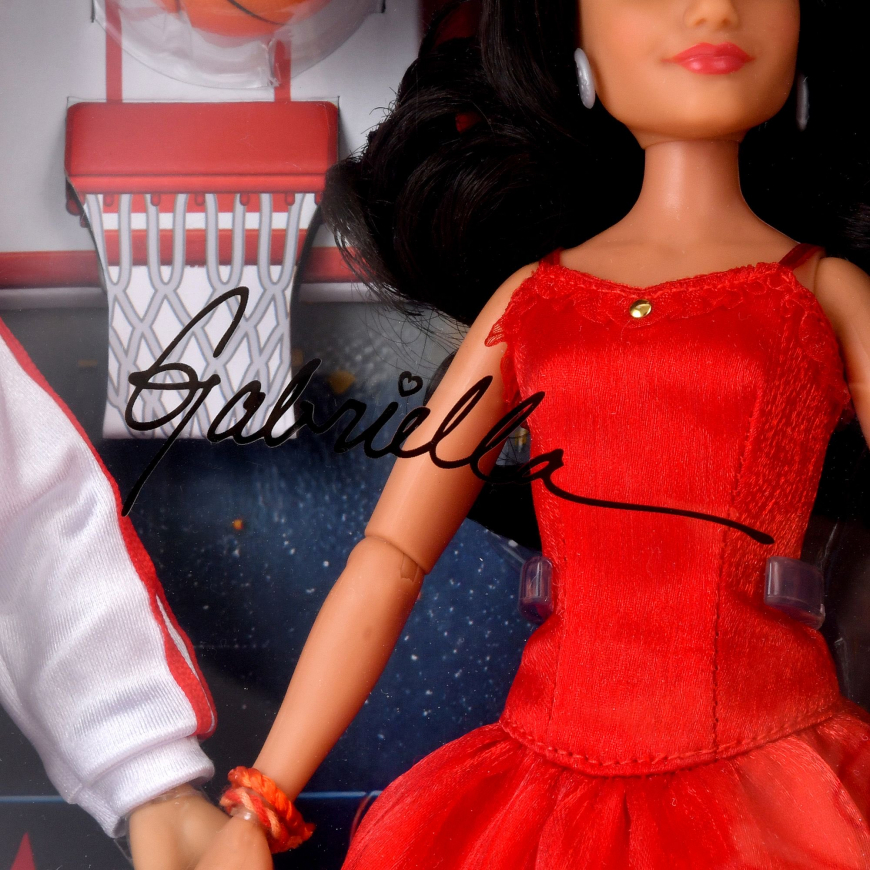 Disney Store High School Musical 20th anniversary Troy Bolton and Gabriella Montez 2 pack limited edition dolls