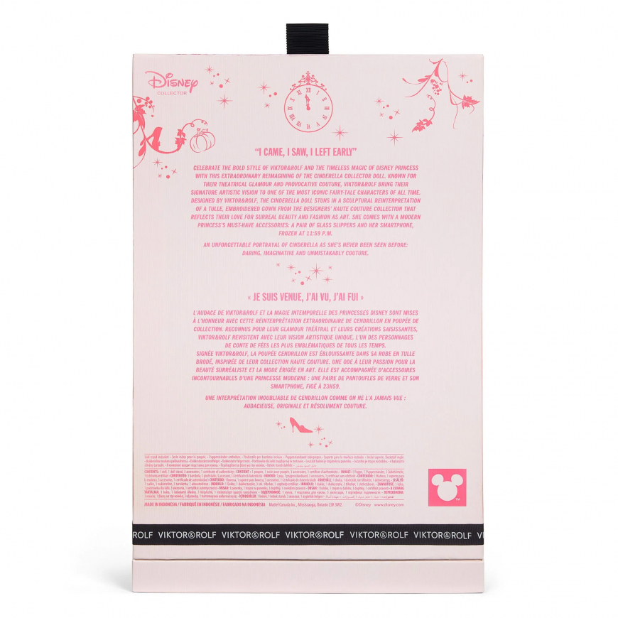 Viktor&Rolf x Disney Collector Cinderella Doll Mattel