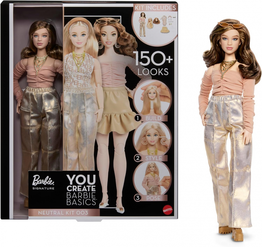 Barbie Signature You Create Barbie Basics Neutral Kit 003 JJX37 dolls
