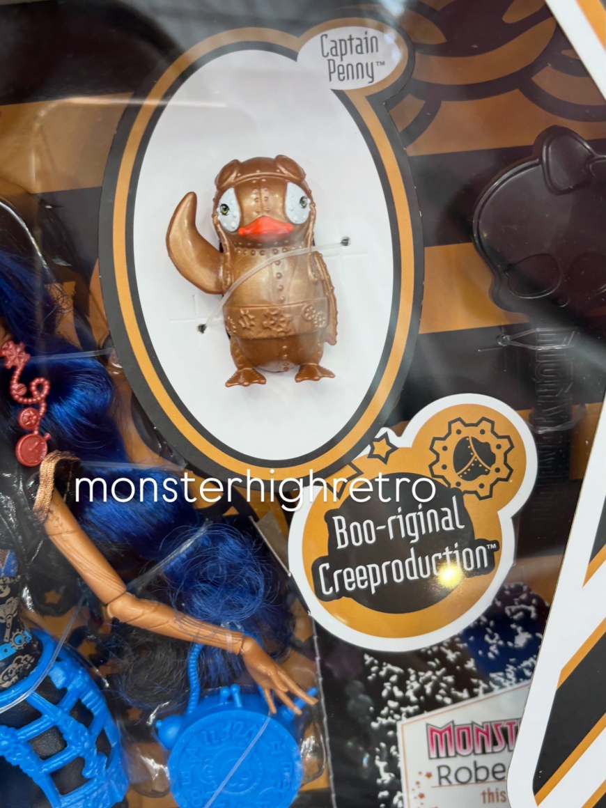 Monster High Boo-riginal Creeproduction Robecca Steam doll first look irl photos