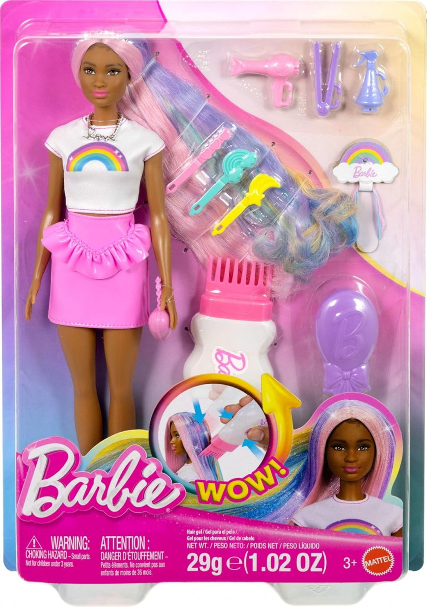 Barbie Rainbow Sparkle Hair doll JJP08