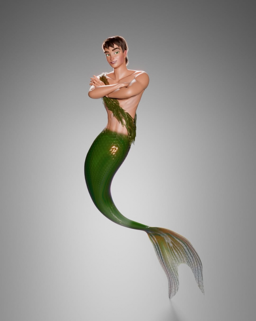 Barbie Mermaidia 3D Fanart