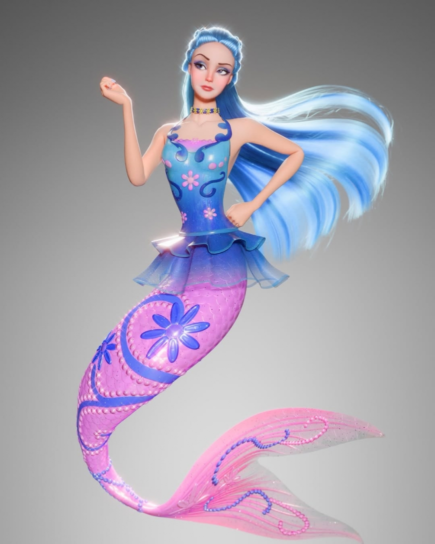 Barbie Mermaidia 3D Fanart