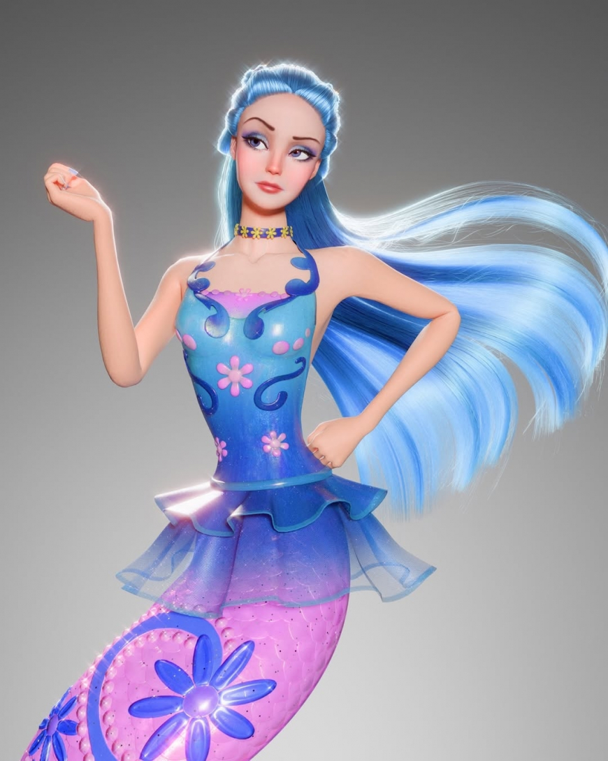 Barbie Mermaidia 3D Fanart