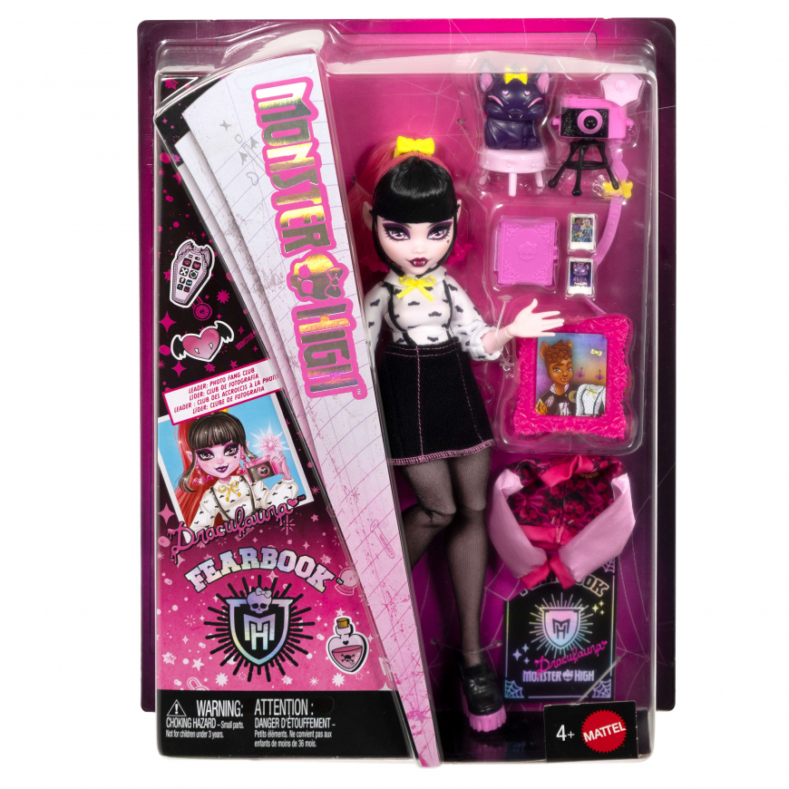 Monster High Fearbook Draculaura doll 2026 JML43