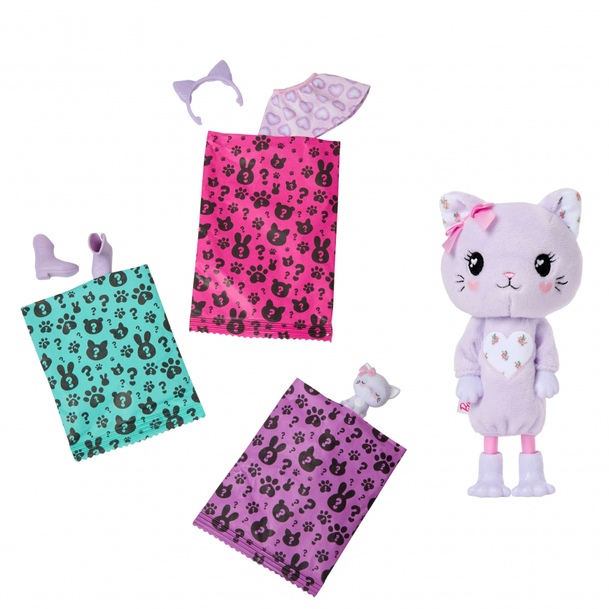 Barbie Cutie Reveal 2025 Chelsea JJP75 doll Kitty