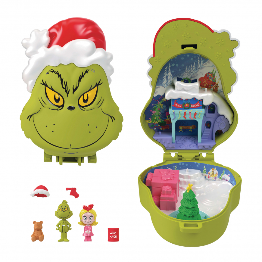 Polly Pocket x The Grinch Compact
