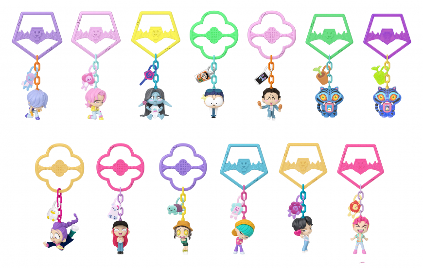 KPop Demon Hunters Hello Friend Mini Reveal Keychains