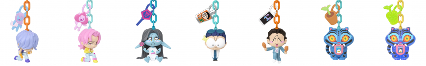 KPop Demon Hunters Hello Friend Mini Reveal Keychains