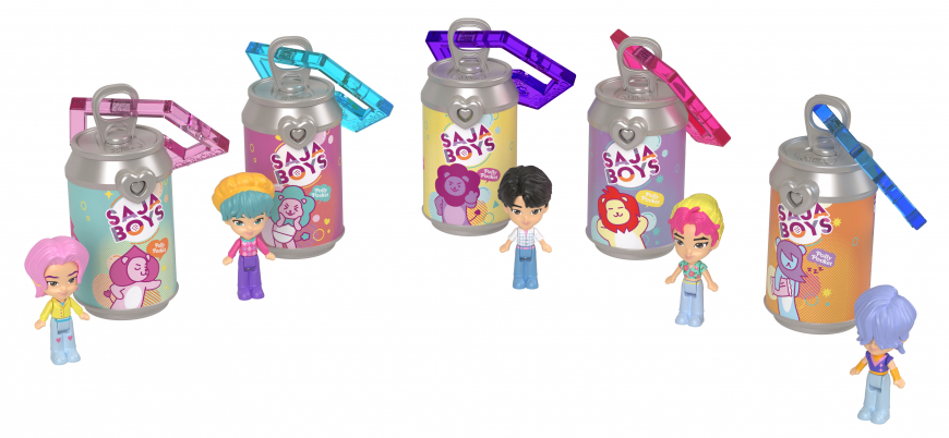 KPop Demon Hunters Polly Pocket Tiny Capsules Saja Boys