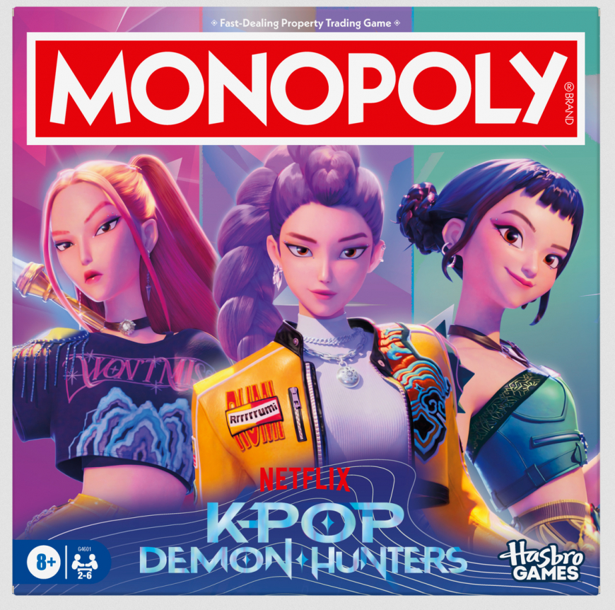 MONOPOLY KPop Demon Hunters trading game
