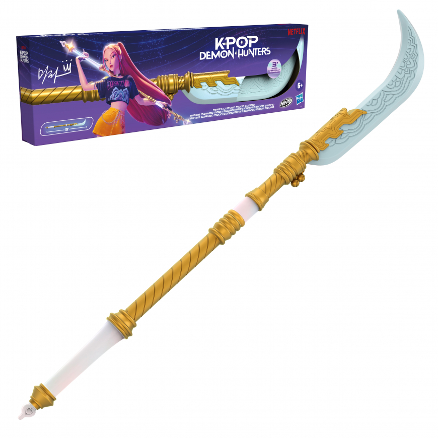 NERF KPOP DEMON HUNTERS MIRA'S CURVED MOON SWORD