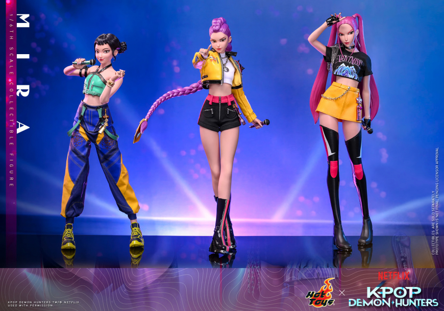 KPop Demon Hunters 1/6  Huntrix figures from Hot Toys