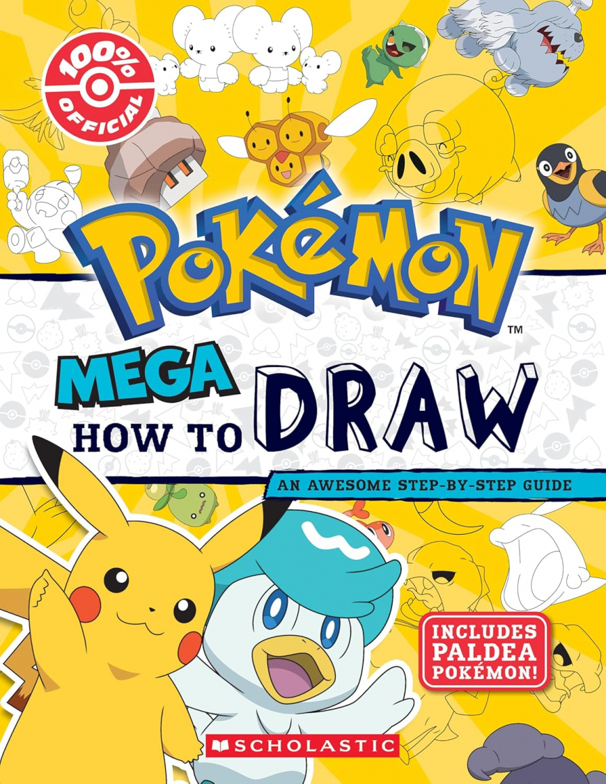 Mega How to Draw Pokemon book