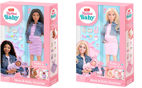Zuru My Mini Baby Mom and Baby surprise dolls