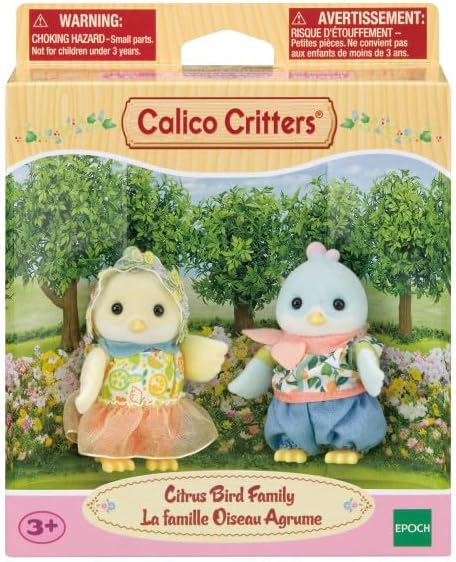 Calico Critters Citrus Bird Family