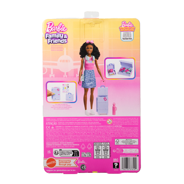 Barbie Family and Friend Brooklyn travel doll 2026