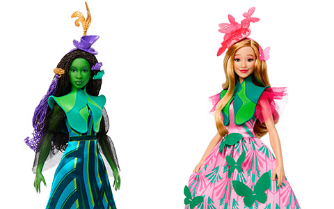Wicked Get Ready with Glinda and Elphaba Dolls Sets from Mattel