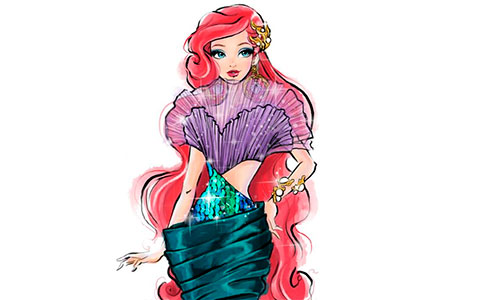 Disney Princess dolls sketches from Mark Jonathan