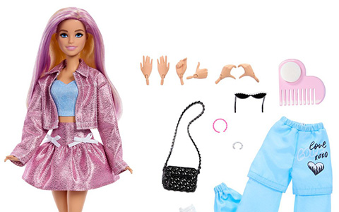 Barbie Deluxe Style Fashion Build Up Doll