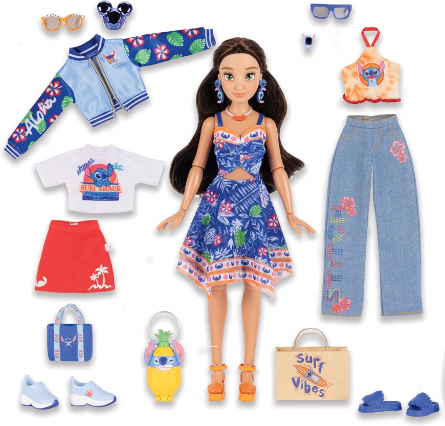 Disney ILY 4ever i love Stitch Multi-Outfit Closet Set doll with 3 outfits