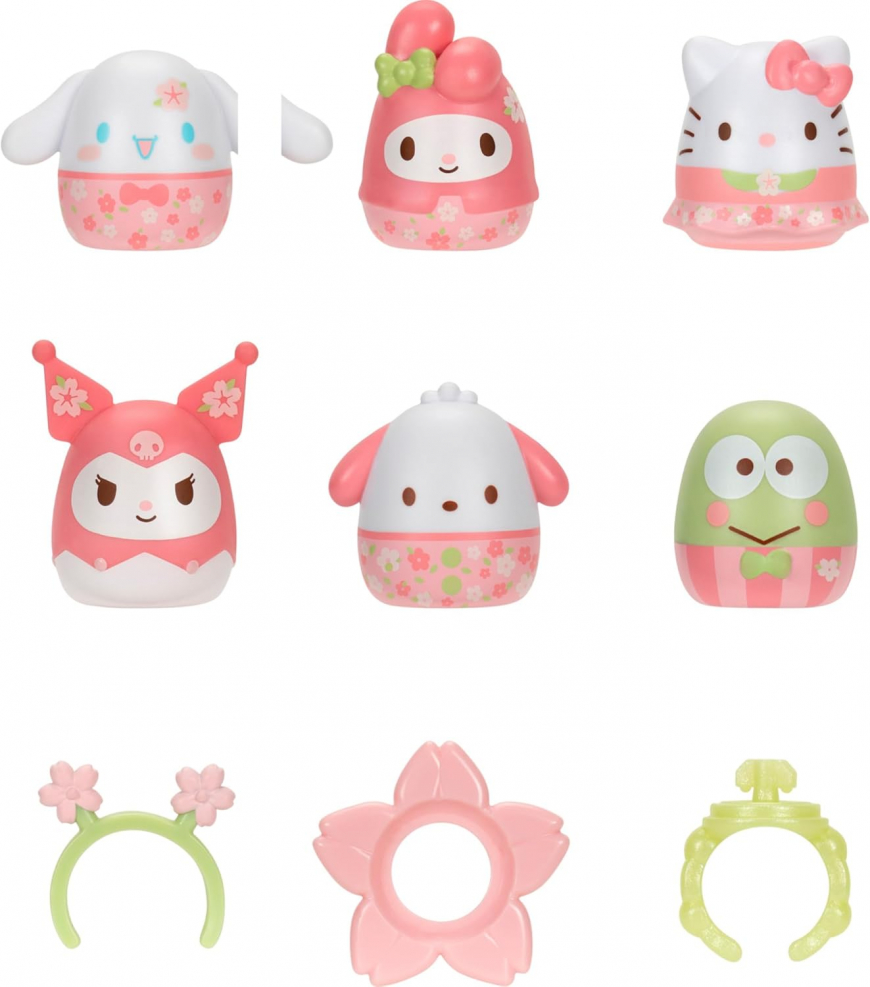 Squish-a-longs Hello Kitty and Friends Sakura Spring Mini-Squish