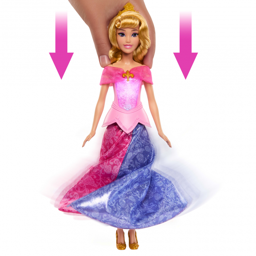 Disney Princess Pink to Blue Dress Aurora Fashion Doll