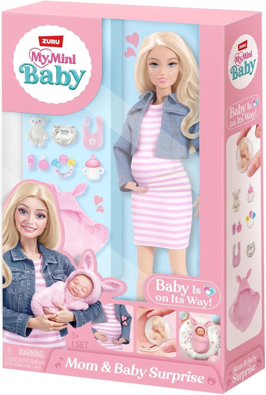 My Mini Baby Pregnant doll blonde