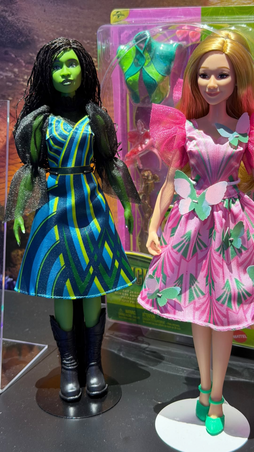 Wicked Get Ready with Glinda and Elphaba Dolls Sets from Mattel photos