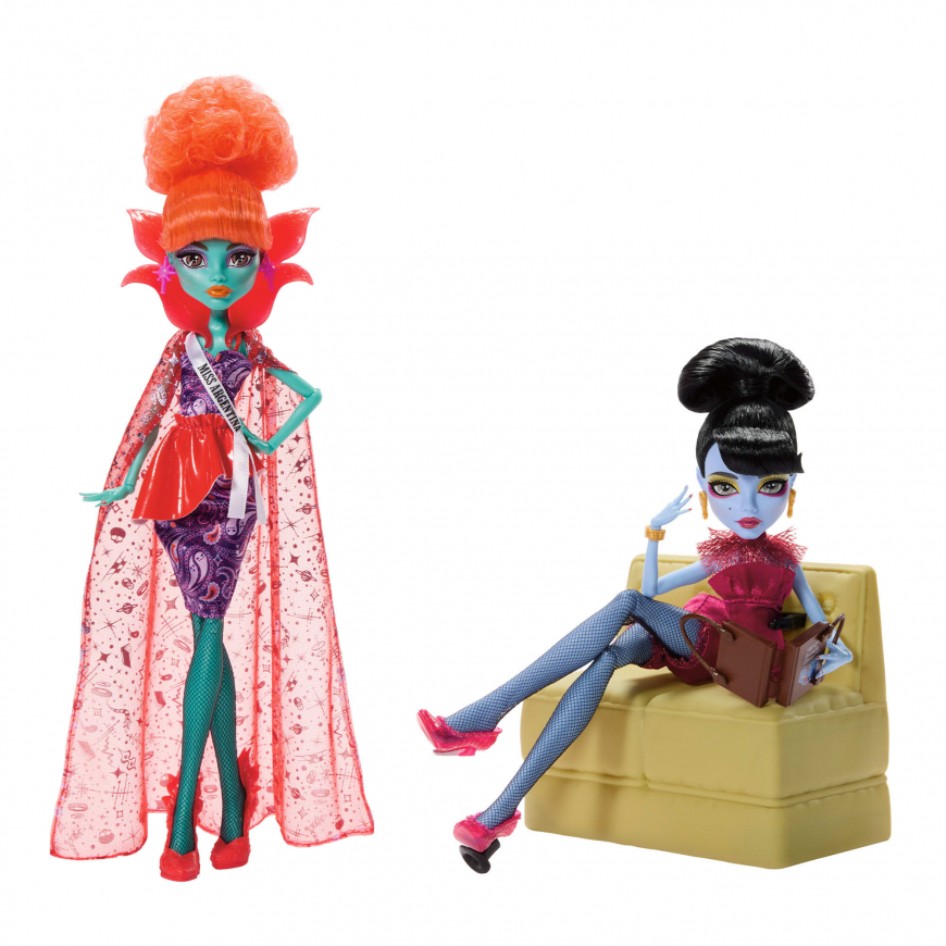 Monster High Beetlejuice Waiting Room Miss Argentina and Magician's Assistant 2-pack dolls 2026