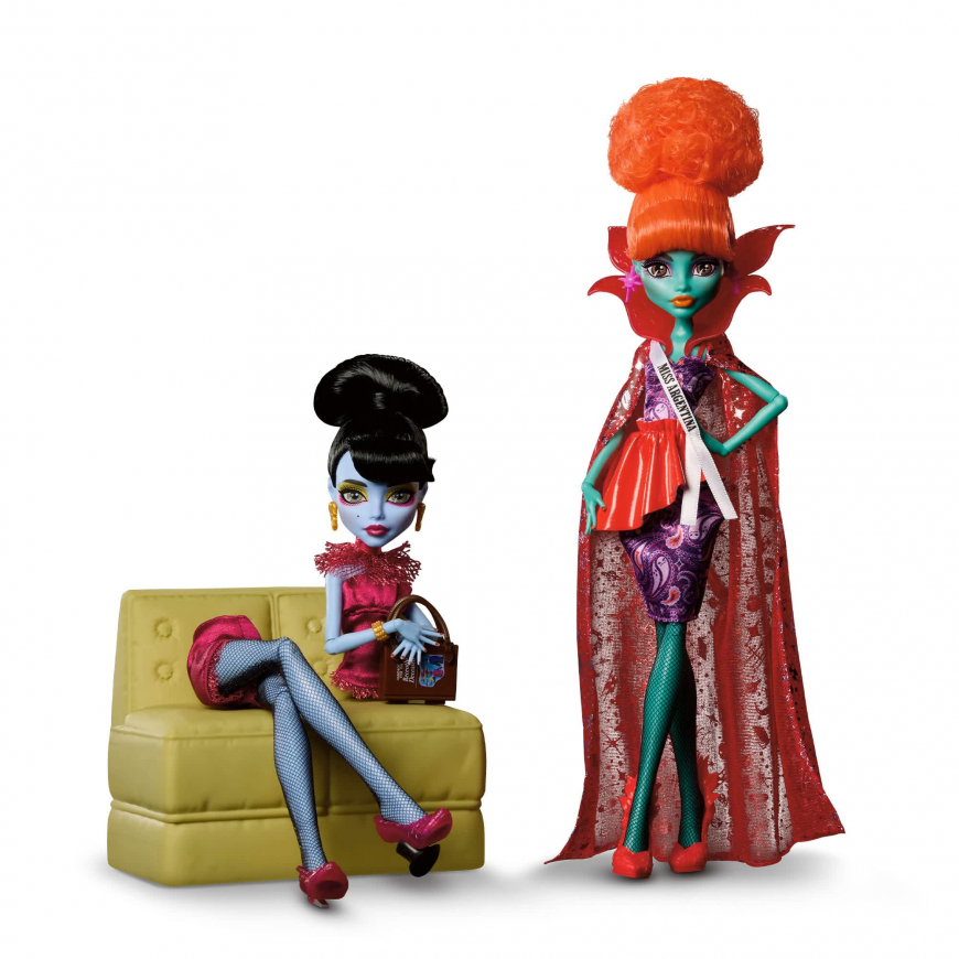 Monster High Beetlejuice Waiting Room Miss Argentina and Magician's Assistant 2-pack dolls 2026
