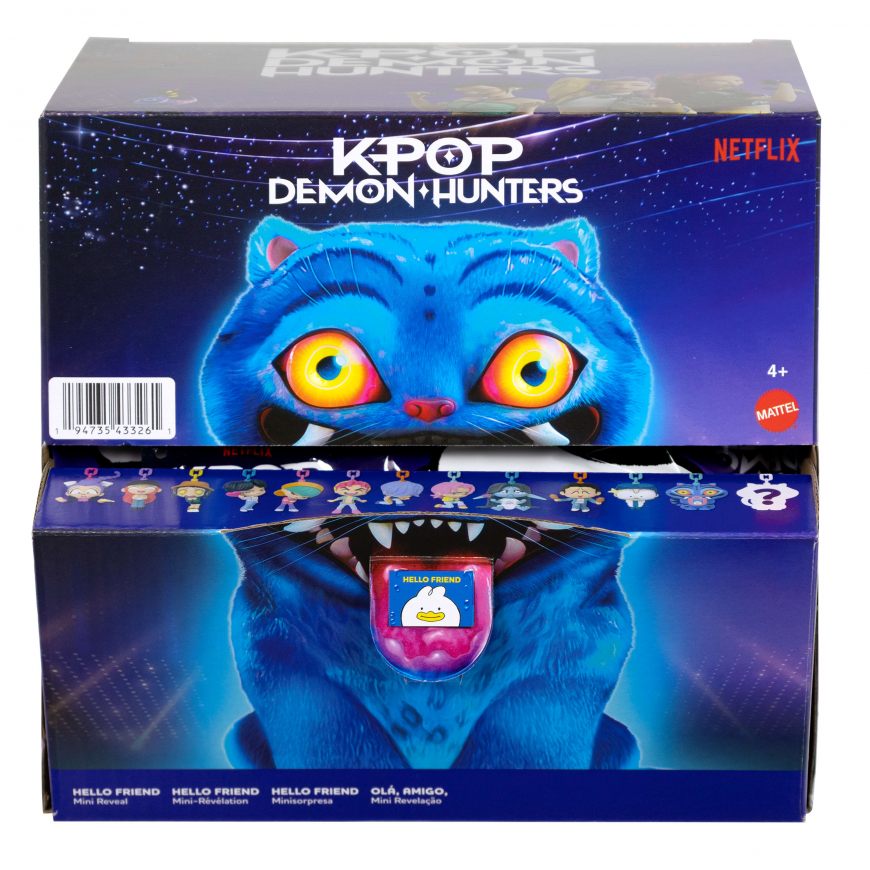 Mattel KPop Demon Hunters, Mini Collectible Keychain Figures, HUNTR/X, Saja Boys, Derpy, Sussie, & Accessories