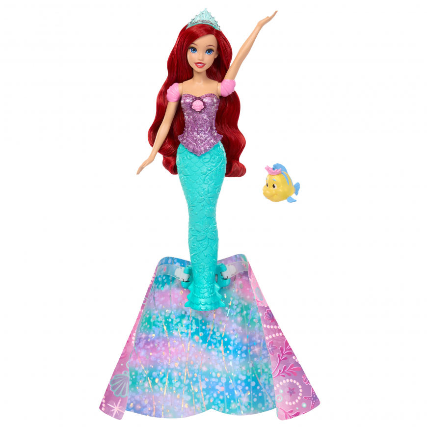 Disney Princess Ariel Human to Mermaid Transforming Fashion Doll from Mattel