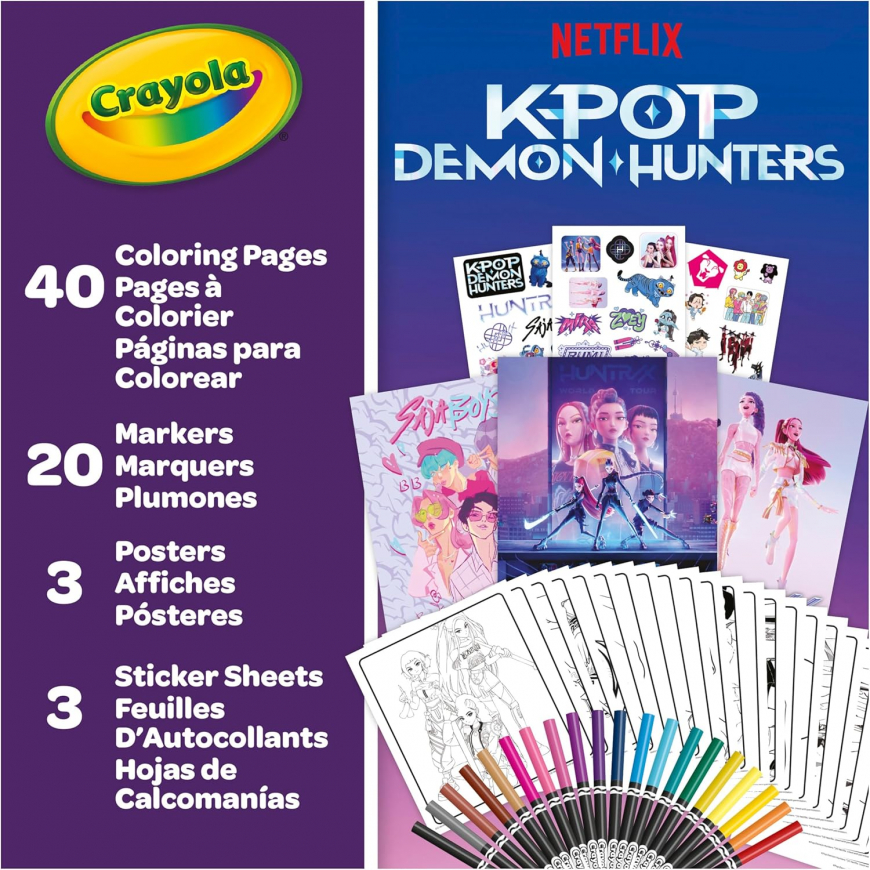 Crayola K-Pop Demon Hunters Art Case