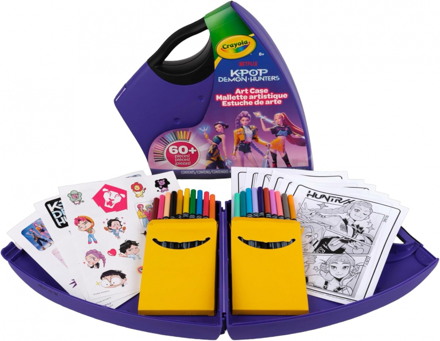 Crayola K-Pop Demon Hunters Art Case
