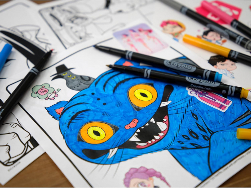 Crayola K-Pop Demon Hunters Art Case