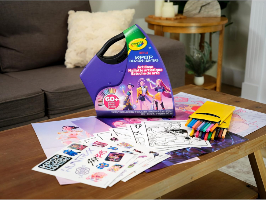 Crayola K-Pop Demon Hunters Art Case