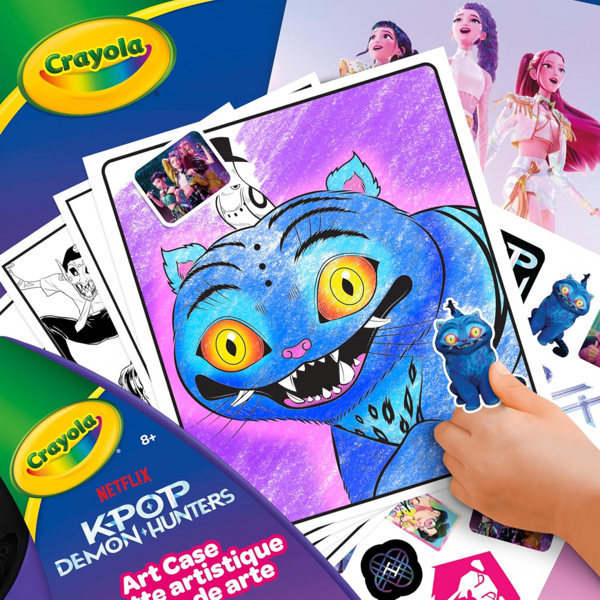 Crayola K-Pop Demon Hunters Art Case