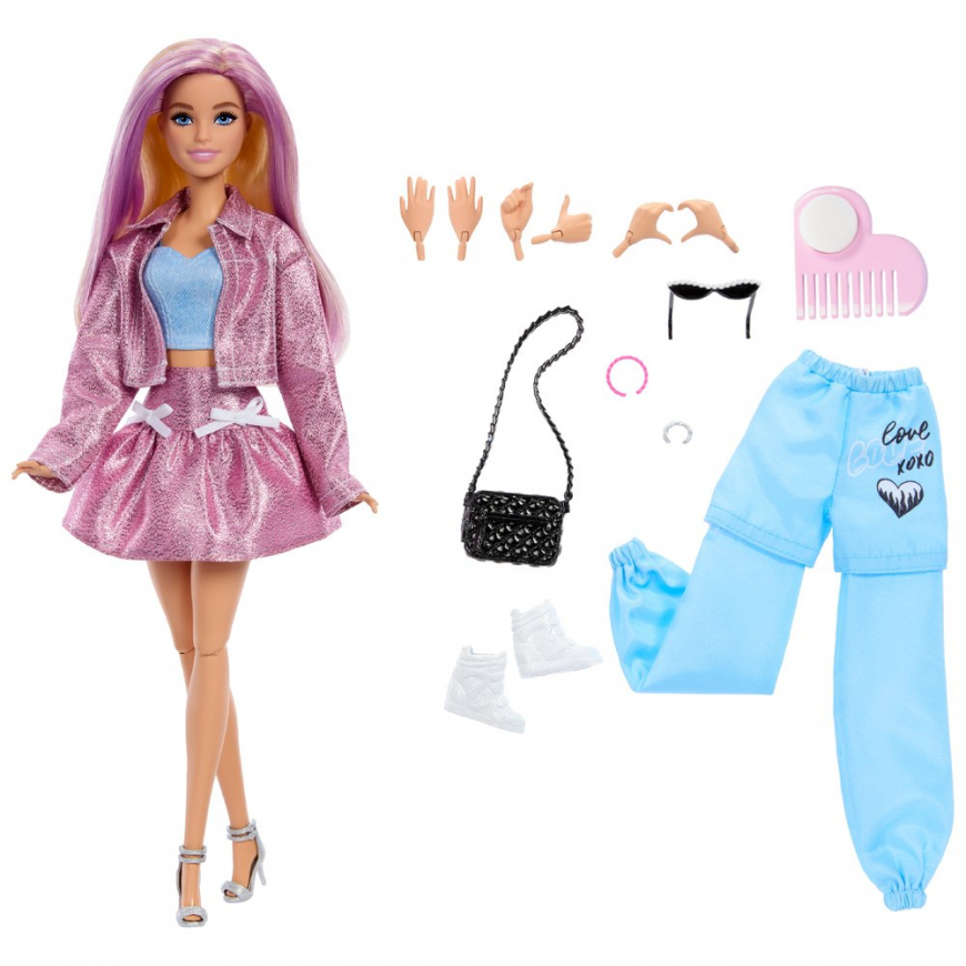 Barbie Deluxe Style Fashion Build Up Doll