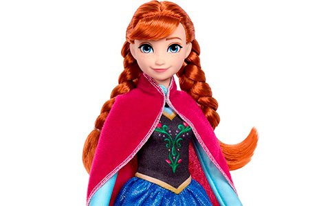 Mattel Disney Frozen Anna Deluxe Doll 2026