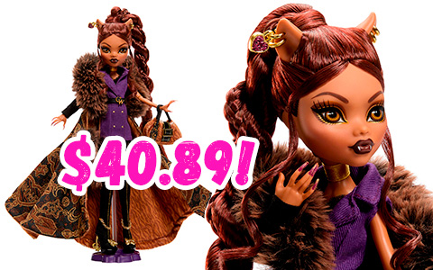 Monster High Skullector House of Wolf Clawdeen Wolf doll